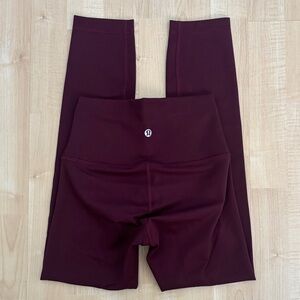 lululemon athletica Burgundy Leggings